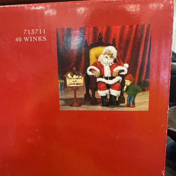 Clothtique Possible Dreams Santa 40 Winks #713711 picture...